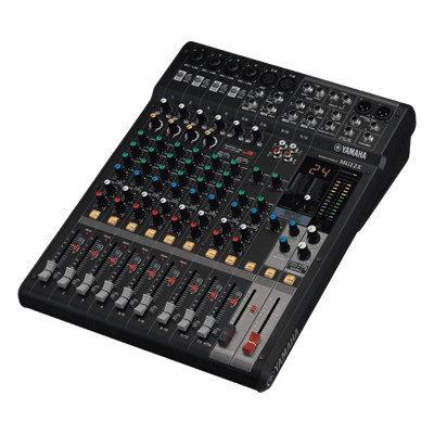 Mezcladora de Audio / 12 Canales / 6 Entradas Micrófono-Línea / 2 Entradas Estéreo / Efectos SPX / Preamplificadores D-PRE / Phantom +48V