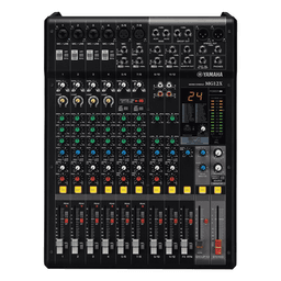 Mezcladora de Audio / 12 Canales / 6 Entradas Micrófono-Línea / 2 Entradas Estéreo / Efectos SPX / Preamplificadores D-PRE / Phantom +48V