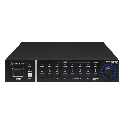 Mezclador Digital Automático / 6 Canales / Cancelación de Eco / 24-bit / Phantom 48V / Rack