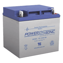 Batería de respaldo / 12V / 40Ah / AGM-VRLA / Terminales T6 / 5 años vida útil / Certificación UL