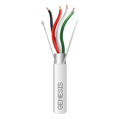 Cable de Control y Seguridad / 4x14 AWG / Doble Blindaje / Clasificación Plenum CL3P-FT6 / 305 m (1000 ft) / -20°C a 75°C