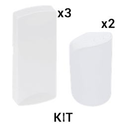 Kit Sensores Inalámbricos / 5 Dispositivos / Frecuencia 433 MHz / Inmunidad Mascotas 38 kg / Cobertura 12 m (39.4 ft) / Compatible DSC