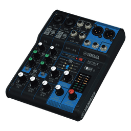 Mezcladora de Audio / 6 Canales / 2 Entradas Micrófono + 4 Entradas Línea / Efectos SPX Integrados / Phantom +48V / Chasis Metálico Compacto
