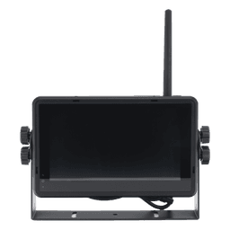Sistema de Cámara de Reversa Inalámbrico / Monitor Táctil 7" 1024x600 / Transmisión 2.4 GHz / Alcance 200 m (656.2 ft) / IP69K / 12-24 VDC