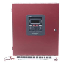 Panel de Control de Incendio Direccionable / 318 Puntos por Lazo SLC / Expandible a 954 Puntos / 4 Circuitos NAC / Pantalla LCD 80 Caracteres / Sin Comunicador