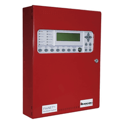 Panel de Detección de Incendio Direccionable / 1 Lazo SLC Expandible a 2 / 254 Puntos por Lazo / LCD 320 Caracteres / RS-485 / 120V / Rojo