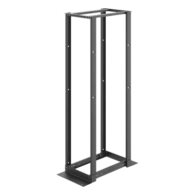 Rack Abierto 4 Postes / 45U / 2.13 m (7 ft) / Profundidad Ajustable 450-1050 mm / Aluminio 6063-T6 / Rieles Roscados 12-24