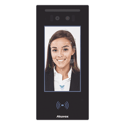 Frente de Calle IP / Pantalla Táctil IPS 5 Pulgadas / Doble Cámara 2 Megapixel / Reconocimiento Facial / Bluetooth / NFC / RFID 13.56 MHz / IP65
