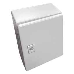 Gabinete de Acero / NEMA 4 / IP66 / 15 x 15 x 12 cm / 5.9 x 5.9 x 4.7 in / Platina Incluida