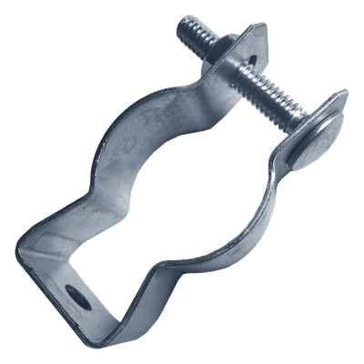 Abrazadera Clip / 3/4" (25-31 mm) / Varilla 1/4" / Cincado Electrolítico 5 micras / Monobloque / Tuberías Horizontales