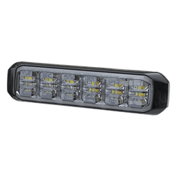 Luz Auxiliar LED Tricolor / 18 LEDs / Rojo/Blanco/Azul / SAE J845 Clase 1 / IPX7 / 28 Patrones / 12 VCD