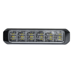 Luz Auxiliar LED Tricolor / 18 LEDs / Rojo/Blanco/Azul / SAE J845 Clase 1 / IPX7 / 28 Patrones / 12 VCD