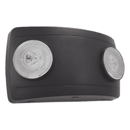 Luz de Emergencia LED / 2 LED 1W / 150 lm / 90 min Autonomía / Voltaje Universal 127-240 VAC / UL 5VA Ignífugo