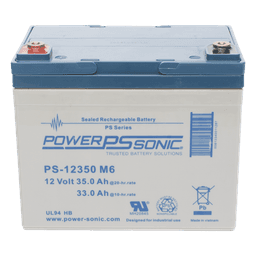Batería de Respaldo AGM/VRLA / 12V 35Ah / Terminales M6 / Vida Útil 5 Años / Certificación UL