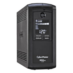 UPS Línea Interactiva / 850 VA / 510 W / 9 Tomas NEMA 5-15R / Pantalla LCD / Supresión 1080 J / Mini Torre