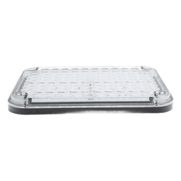 Luz de Advertencia LED / 104 LEDs / 9x7" / 12 VCC / Montaje Permanente / 2 Patrones de Destello