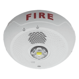 Sirena con Estrobo LED / 2 Hilos / Techo / Candela Seleccionable 15-177 cd / Sincronización System Sensor Sync / Compatible SpectrAlert