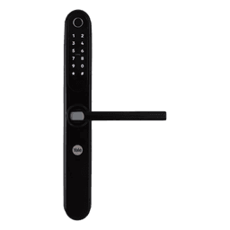 Cerradura Digital / Mecanismo de Embutir / Backset 50 mm / IP66 / 100 Huellas / 300 Accesos / Negro