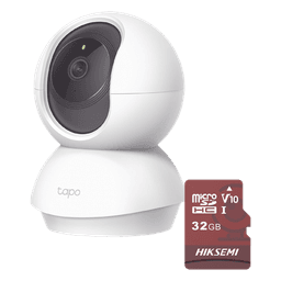 Cámara IP Wi-Fi / 2 Megapixel / Rotación 360° / IR 9 m (29.5 ft) / Micro SD 32 GB / App Móvil