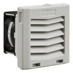Ventilador con Filtro de Montaje Lateral / 21 CFM (36 m³/h) / 115 Vca / Click-Fit / Rejilla con Bisagra / 4"
