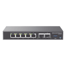 Router Firewall / IP PBX 24 Usuarios / Switch PoE 4 Puertos / SFP 2.5G / VPN 2.5 Gbps / 3x WAN Configurables