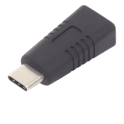 Adaptador USB-C / Tipo C Macho a Mini USB Hembra / Compatibilidad Estación XMRA8 y Bodycam XMRR3 / Diseño Compacto