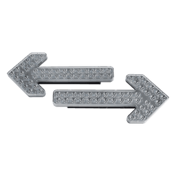Flecha Directora de Tráfico LED / 24 Pulgadas / 240 LED / Color Ámbar / 35 Patrones de Destello / 12-24 VCC / -30°C a +50°C