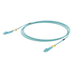 Jumper de Fibra Óptica Multimodo / LC-LC Duplex / 10 Gbps / 50/125 OM3 / 3 Metros (9.84 Pies) / Color Aqua