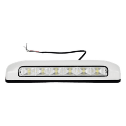Luz de Escena LED / 6 LED / 75 lm / IP67 / 12-24 VCC / 0.1 A / 203 x 41 x 29 mm / 8 x 1.6 x 1.1 in / -30°C a +50°C / Bisel Blanco