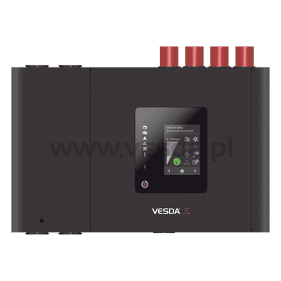 Detector de Humo por Aspiración VESDA / Cobertura 2000 m2 / 280 m (918.6 ft) de Tubería / 4 Tuberías / Pantalla LCD 3.5 Pulgadas