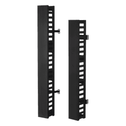 Kit Organizador Vertical de Cable / 45 U Total / 24 U + 21 U / Rack 19" / 1.48 ft + 1.29 ft