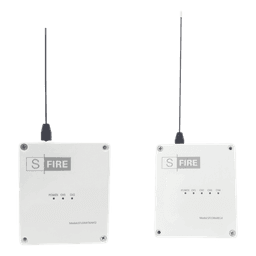 Kit Transmisor-Receptor Inalámbrico / Alcance 2500 m (8202 ft) / Frecuencia 433.92 MHz / 4 Salidas de Relé / Contacto Seco / -20°C a +80°C