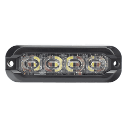 Luz de Advertencia Direccional Flexible / 8 LED Dual Color / 69 Patrones de Destello / IP69K / IP67 / SAE Clase I y II / 12-24 V