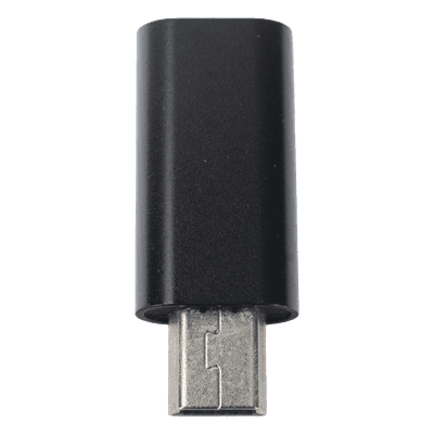 Adaptador USB / USB-C Hembra a Mini USB Macho / Carga y Datos / Diseño Compacto