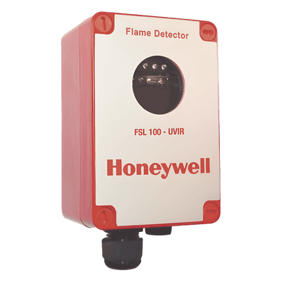 Detector de Flama UV/IR / Alcance 25 m / Salida 4-20 mA y Relés SPDT / ATEX 2/22, FM3260, EN54-10 / IP65 / Color Rojo