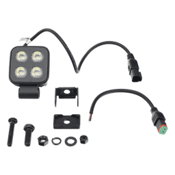 Luz de Trabajo LED / 2650 Lúmenes / 12-24 VCD / Haz Amplio / Disipador de Aluminio / Lente de Policarbonato