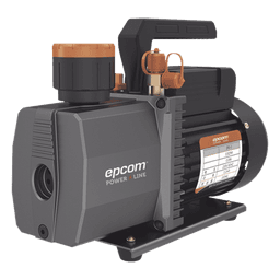 Bomba de Vacío de 2 Etapas / 1/2 HP / 110 Vca / 5.5 CFM / Vacío 0.3 Pa / Doble Conexión 1/4" y 1/2" / 330 ml Aceite
