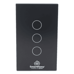 Apagador Inteligente Wi-Fi / 3 Circuitos / 2.4 GHz / 100V-250V / Control por Voz / App Móvil