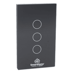 Apagador Inteligente Wi-Fi / 3 Circuitos / 2.4 GHz / 100V-250V / Control por Voz / App Móvil