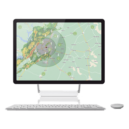Sistema de Alerta de Rayos / 500 Mensajes / 2 Radios / DND Programable / Repetición Ajustable / Todo Despejado