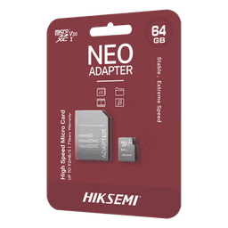 Memoria microSD con Adaptador / 64 GB / Clase 10 / Lectura 92 MB/s / Escritura 30 MB/s / NAND TLC / Resistente a Agua y Golpes