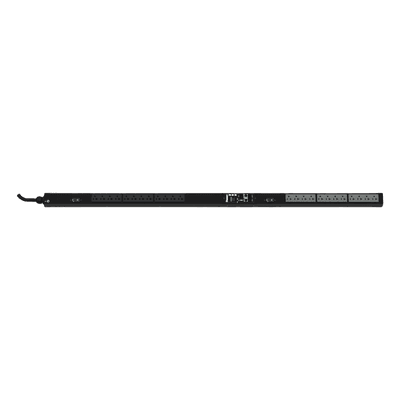 PDU Monitoreable / 24 Salidas NEMA 5-20R / Entrada NEMA L5-30P / 120 Vca / 30 Amp / Instalación Vertical / Cable 3 m (9.8 ft)