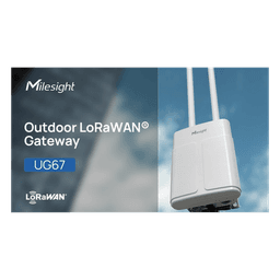 Gateway LoRaWAN para Exterior / 8 Canales / IP67 / 4G LTE / GNSS / PoE / Alcance 15 km (49,212.6 ft) / para BMS con BACnet y Modbus