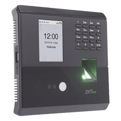Terminal Biométrica Facial y Huella / 100 Rostros / 500 Huellas / Visible Light / TCP/IP / ADMS / BioTimePro