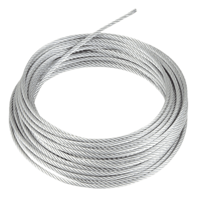 Cable de Retención / 1/8 Pulgada / 100 m (328.1 ft) / 600 kg / Galvanizado Clase A / 1x7