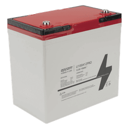 Batería LiFePO4 Ciclo Profundo / 12.8 Vcc / 100 Ah / Descarga Máxima 100 A / 3500 Ciclos / Válvula de Alivio