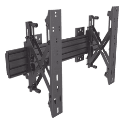 Soporte de Pared para Videowall / Push in - Pop out / VESA 100x100 mm y 400x400 mm / Pantallas 37 a 65 in / Carga 30 kg (66 lbs)
