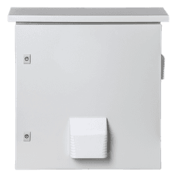 Gabinete de Acero para Exterior / IP55 / IK10 / Ventilación con Ventilador 110 VCA / 593 x 609 x 399 mm (1.95 x 2.0 x 1.31 ft) / Placa Trasera Galvanizada 550 x 565 mm