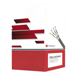 Bobina de Cable UTP Cat5e / 4 Pares / 305 m (1000 pies) / 24 AWG / 100% Cobre / LDPE Anti-UV / Exterior