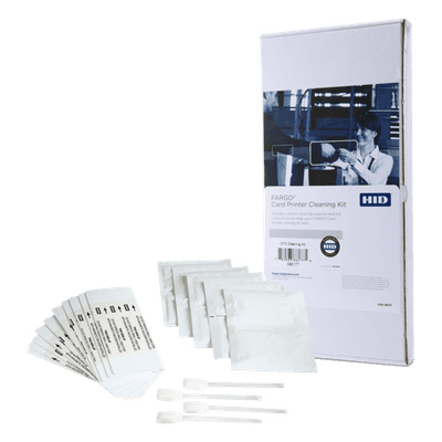 Kit de Limpieza / 4 Bastoncillos / 10 Tarjetas / 10 Almohadillas / 3 Tarjetas con Alcohol / HDP5000 y HDP5000e